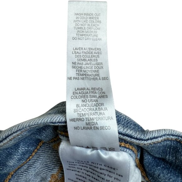 Good American Good Legs Straight Jeans in Indigo614 Size 27 - Picture 10 of 13